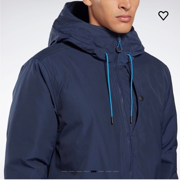 Reebok Navy Blue down puffer jacket - Picture 5 of 10